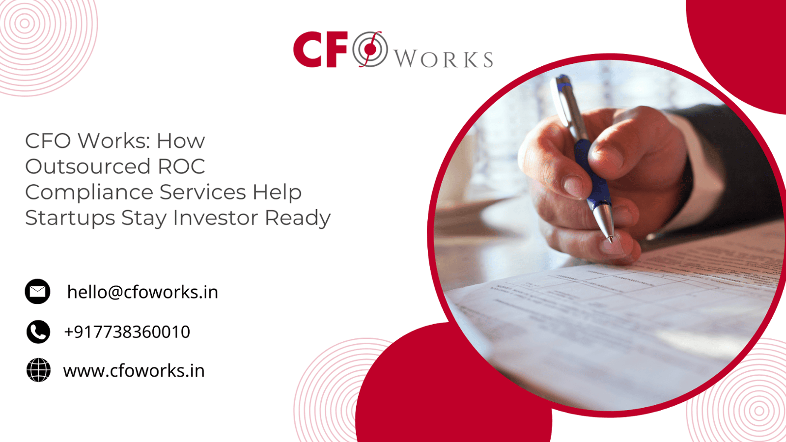 CFO Works: How Outsourced ROC Compliance Services Help Startups Stay Investor Ready